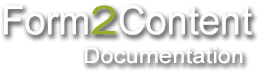 Form2Content Documentation